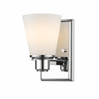 3-Light Bathroom Vanity Light for Even Mirror Illumination, Chrome Finish with Frosted Glass Shades